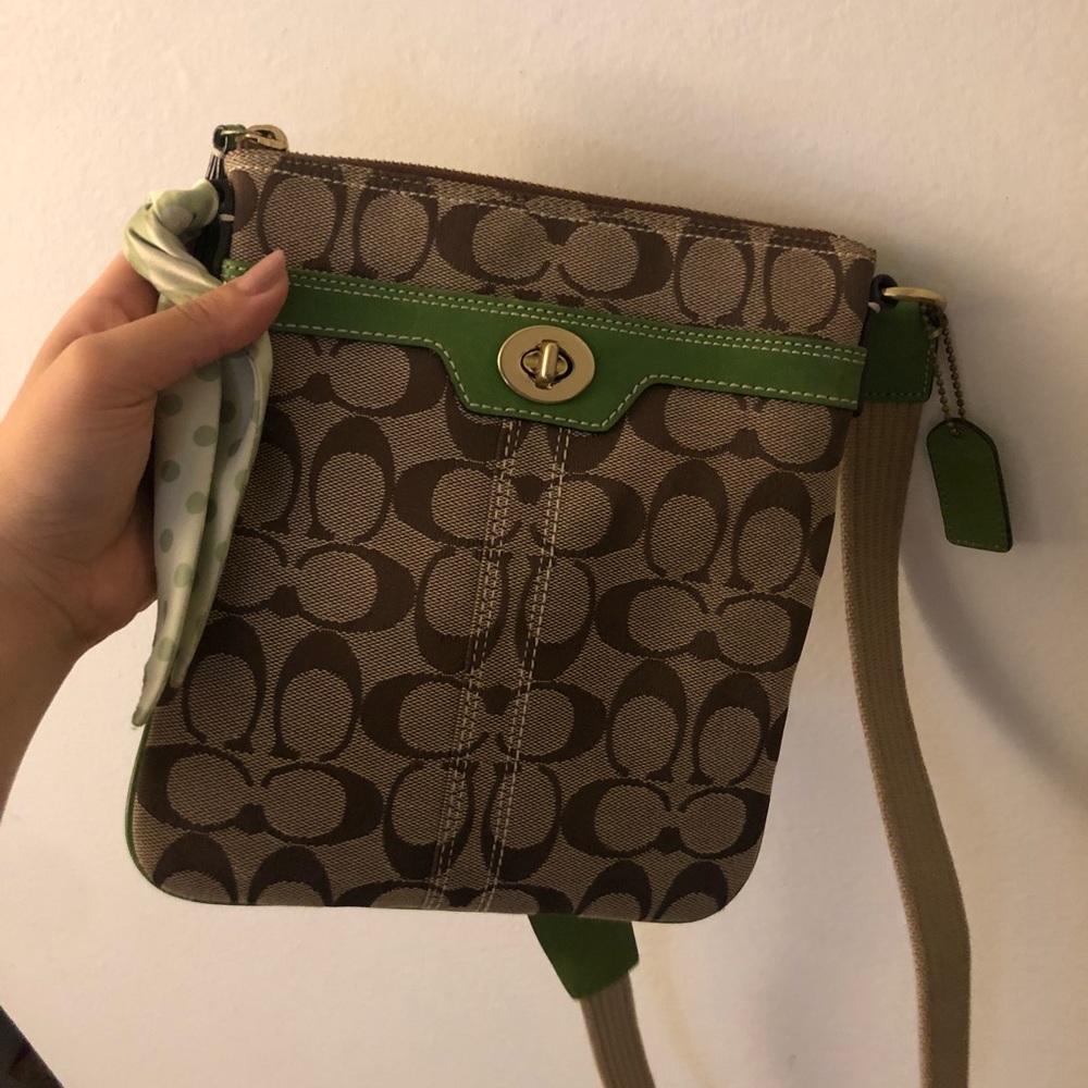 Coach monogram small crossbody